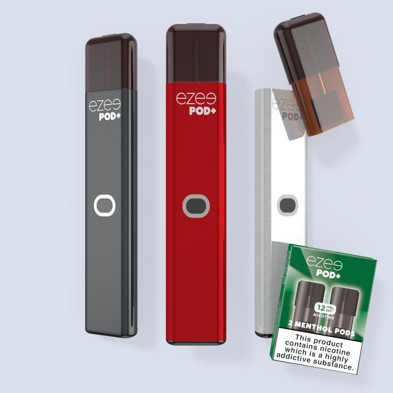 Ezee Pod+ Vape Kit de inicio - mentol nicotina sin nicotina