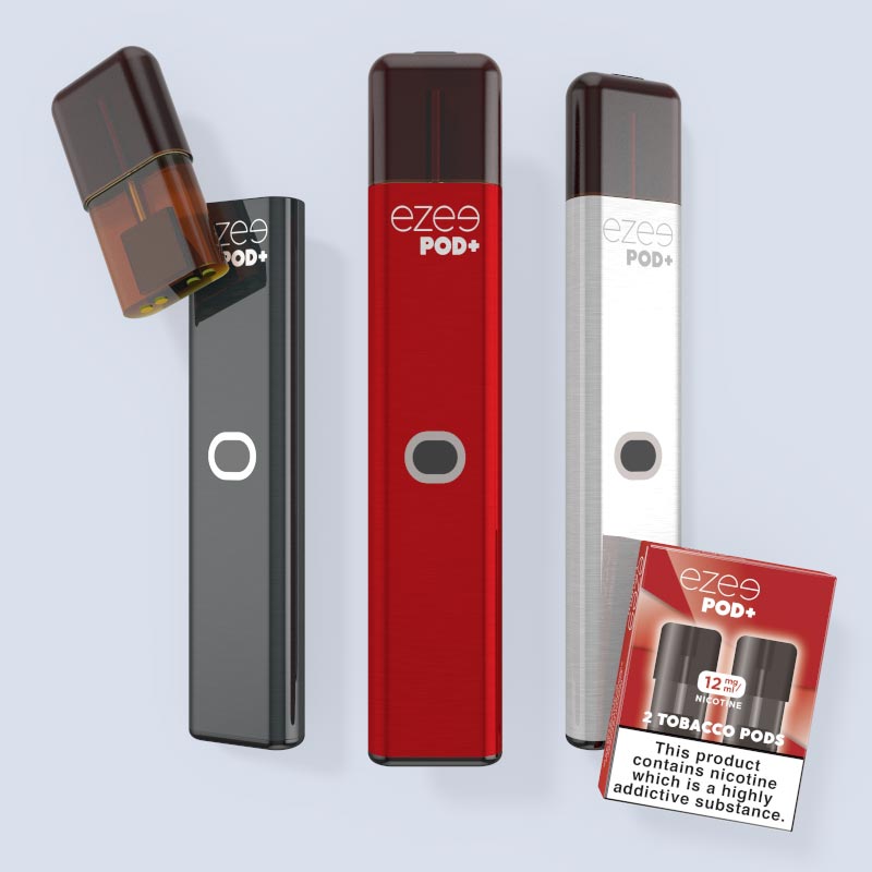 Ezee Pod+ Vape Kit de inicio - Tabaco nicotina sin nicotina